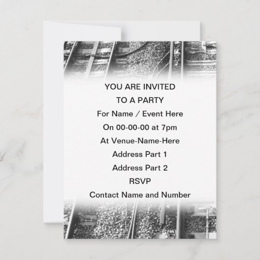 Spurweite Einladung (Vorderseite)