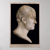 Spurzheims Sprachkarte Poster (Vorne)