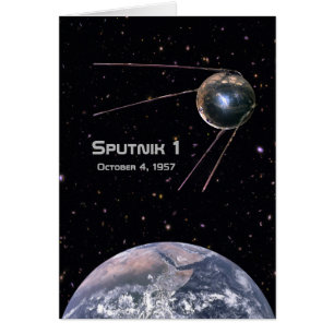Sputnik 1 Satellit der Erde