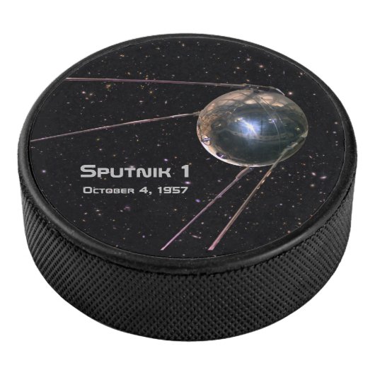 Sputnik 1 Satellit der Erde Eishockey Puck (3/4)