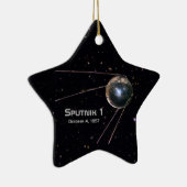 Sputnik 1 Satellit der Erde Keramik Ornament (Rechts)