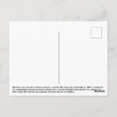 Sputnik 1 Satellit der Erde Postkarte (Rückseite)