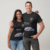 Sputnik 1 Satellit der Erde T-Shirt (Unisex)