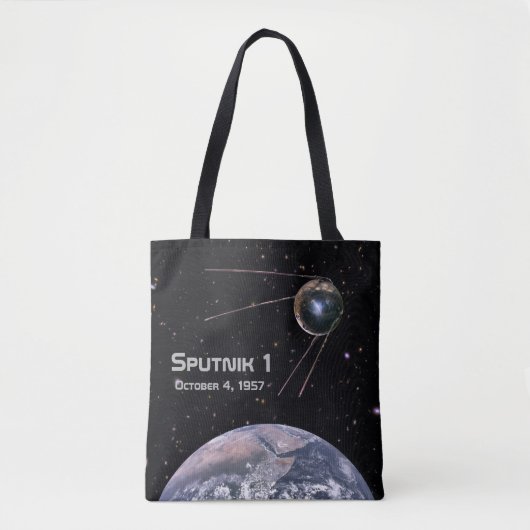 Sputnik 1 Satellit der Erde Tasche (Vorderseite)