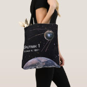 Sputnik 1 Satellit der Erde Tasche (Von Nahem)