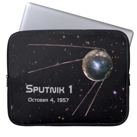 Sputnik 1 Satellit Laptopschutzhülle (Vorderseite)
