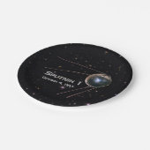 Sputnik 1 Satellit Pappteller (Schrägansicht)