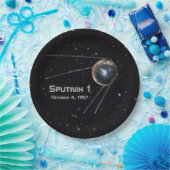 Sputnik 1 Satellit Pappteller (Party)