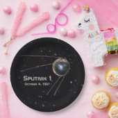 Sputnik 1 Satellit Pappteller (Party)