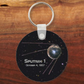 Sputnik 1 Satellit Schlüsselanhänger (Vorderseite)