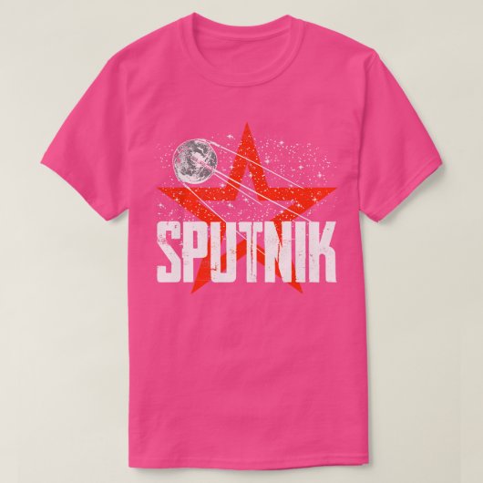 Sputnik 1 Satellite sowjetische Gewerkschaft 1957 T-Shirt (Design vorne)