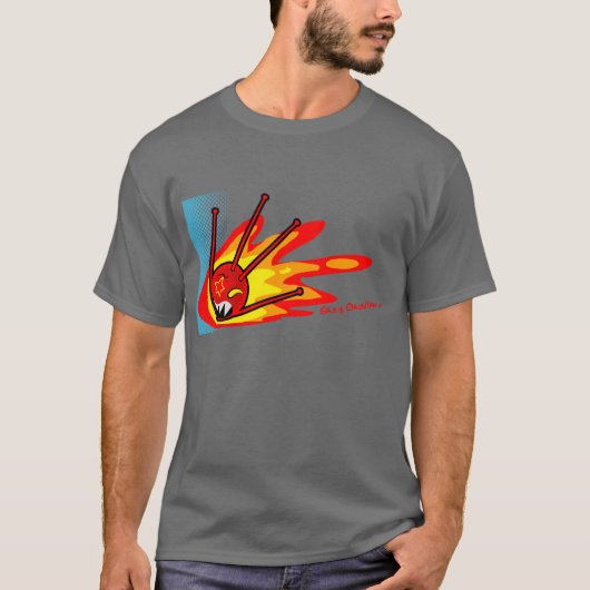 Sputnik auf Feuer T-Shirt (Vorderseite)