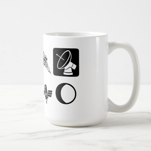 Sputnik Kaffeetasse (Rechts)