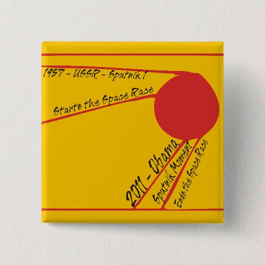 Sputnik-Moment Button (Vorderseite)