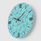 Sputnik-Muster aus der Mitte des Jahrhunderts, Rob Große Wanduhr (Winkel)