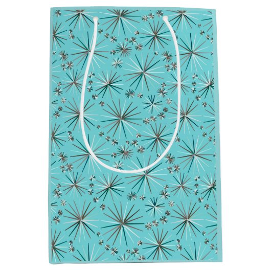 Sputnik-Muster aus der Mitte des Jahrhunderts, Rob Mittlere Geschenktüte (Vorderseite)