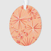 Sputnik-Muster des Mittelzentrums, Korallenschatti Ornament (Vorderseite)