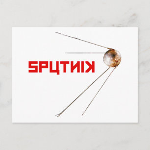 SPUTNIK - Raum/Russland/Sowjetunion Gewerkschaft/T Postkarte