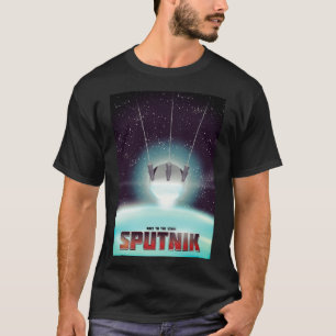 Sputnik "Rennen zu den Sternen" T-Shirt