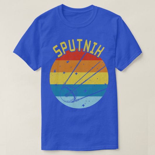 Sputnik Retro UDSSR T-Shirt (Design vorne)