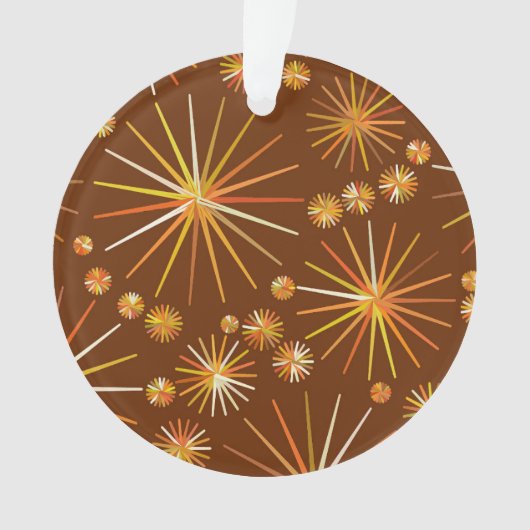 Sputnikmuster aus der Mitte des Jahrhunderts, Scho Ornament (Vorderseite)