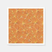 Sputnikmuster aus der Mitte des Jahrhunderts, Terr Serviette (Vorderseite)