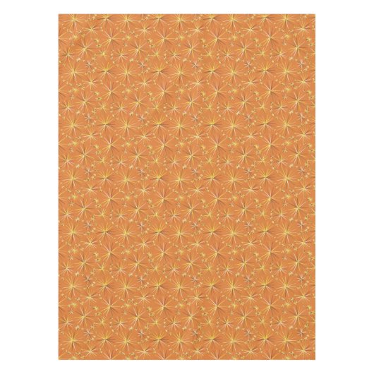 Sputnikmuster aus der Mitte des Jahrhunderts, Terr Tischdecke (Vorderseite)