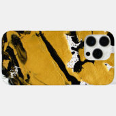SPWW Anzündetes Soul Black & Gold Abstrakt Case-Mate iPhone Hülle (Rückseite (Horizontal))