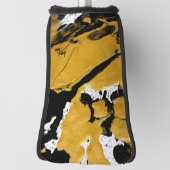 SPWW Anzündetes Soul Black & Gold Abstrakt Golf Headcover (Rotieren 90)