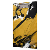 SPWW Anzündetes Soul Black & Gold Abstrakt Klemmbrett (Links)