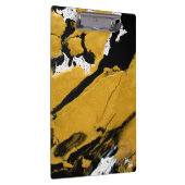 SPWW Anzündetes Soul Black & Gold Abstrakt Klemmbrett (Rechts)