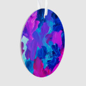 SPWW Electric Vibes Blue and Pink Ornament (Vorderseite)