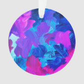 SPWW Electric Vibes Blue and Pink Ornament (Vorderseite)