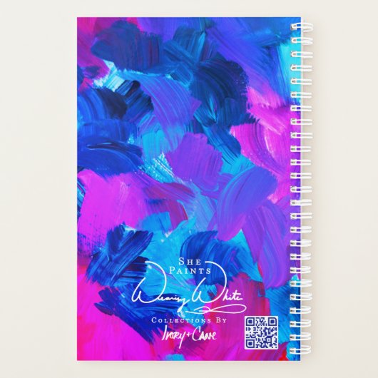 SPWW Electric Vibes Small Monthly Planer (Rückseite)