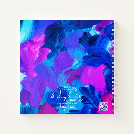 SPWW Electric Vibes Spiral Notebook Notizblock (Rückseite)
