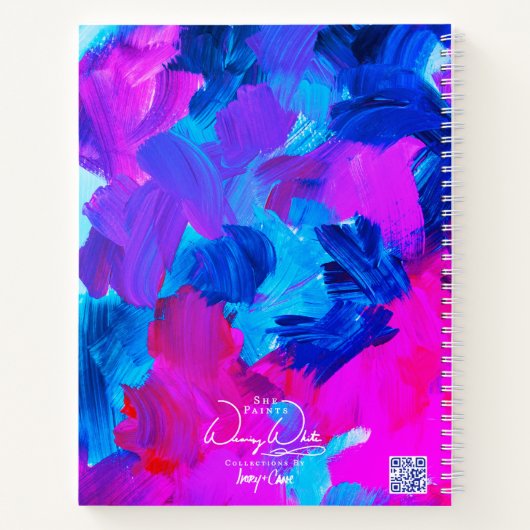SPWW Electric Vibes Spiral Notebook Notizblock (Rückseite)