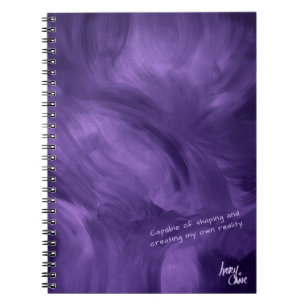 SPWW Free-Flowing Violetter Dunst Purpur Spira Jou Notizblock