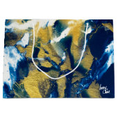 SPWW Gleaming Indigo Große Geschenktüte (Vorderseite)