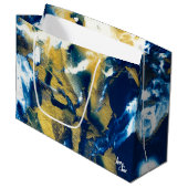 SPWW Gleaming Indigo Große Geschenktüte (Vorderseite Schrägansicht)