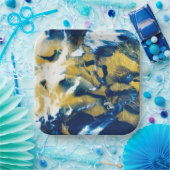 SPWW Gleaming Indigo Paper Plate Pappteller (Party)