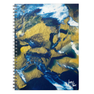 SPWW Gleaming Indigo Spiral Journal Notebook Notizblock