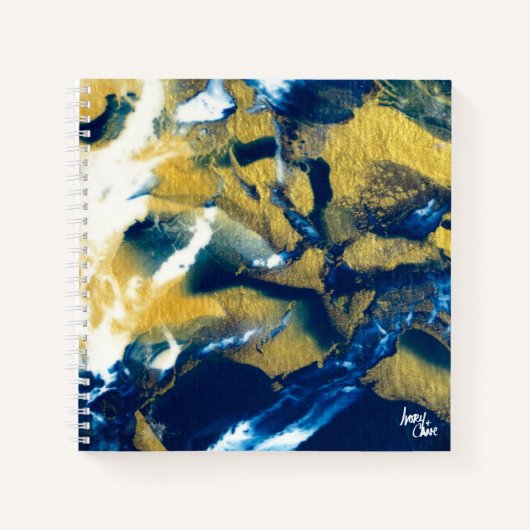 SPWW Gleaming Indigo Spiral Notizblock (Vorderseite)