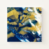 SPWW Gleaming Indigo Spiral Notizblock (Rückseite)