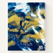 SPWW Gleaming Indigo Spiral Notizblock (Rückseite)