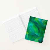 SPWW Green mit ENVY Green und Aquamarin Spirale Notizblock (Innenseite)