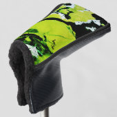 SPWW Keylime n' Slide Black & Green Abstrakt Golf Headcover (3/4 Vorderseite)