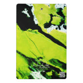 SPWW Keylime n' Slide Green & Black Abstrakt Mini Klemmbrett (Rückseite)