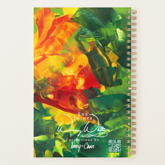 SPWW Mellowed Moment Spiral Kleiner Monatsplaner Planer (Rückseite)