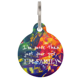 SPWW Psychedelic Spiral Round Pet Tag Haustiermarke