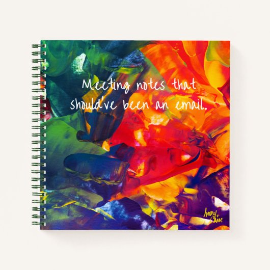 SPWW Psychedelic Spiral, Spiral Notebook Notizblock (Vorderseite)